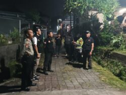 Bersama Wujudkan Pemilu Aman, Sejuk dan Damai, Polsek Kediri Polres Tabanan Berikan Pengamanan Giat Kampanye di Banjar Jadi Desa