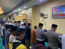 Cooling system, guna meminimalisir gangguan  Kamtibmas jelang Pemilu 2024 polres Inhil gelar Sholat Maghrib dan Isya Berjamaah bersama Masyarakat