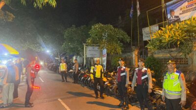 Blue Light Patrol Gabungan Tiga Pilar, Amankan Kamtibmas Malam Hari