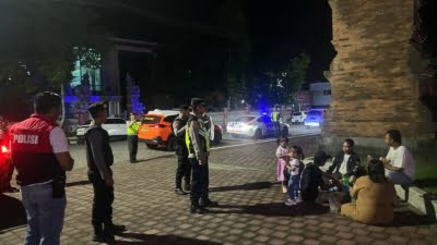 Antisifasi Kamtibmas Jelang Hari Raya Kuningan, Polres Tabanan Intensifkan Blue Light Patrol