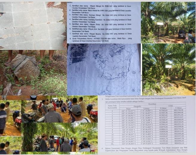 Diminta BPN Banggai Tertibkan Sertifikat Yang Mengklaim Wilayah Admitrasi Desa Definitif, (Pemilik Hadat) Tidak Berdasarkan Peta Trasmigrasi 1983.