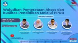 Kebijakan PPDB 2017 Sukses Turunkan Kesimpangan Hasil Belajar, Webinar SMB Ungkap Dampaknya