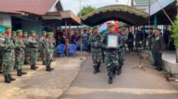 Kodim 1009/Tanah Laut Gelar Upacara Militer Pemakaman Veteran