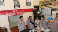 Kunjungi Tiga Polsek Sekaligus, Kapolres Nganjuk Inginkan peningkatan Kualitas Pelayanan Publik dan Jaga Netralitas