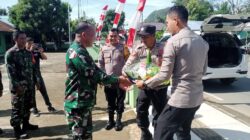 Sinergi TNI-Polri: Polres HST Rayakan HUT ke-79 TNI dengan Tumpeng