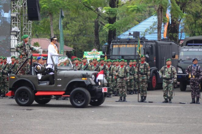 
					Dandim 1009/Tanah Laut Ikuti Puncak HUT TNI Ke-79 di Banjarbaru