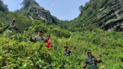 TNI AD Menyatu dengan Alam, Hijaukan Gunung Bayangkaki, Ponorogo