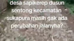 Viral di TikTok Soroti Jalan Makadam di Sapikerep Sukapura, mulai Tahun 2018 Tak Kunjung Diperbaiki