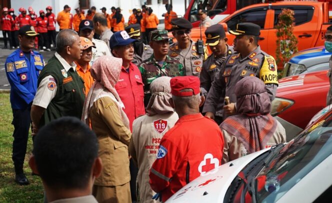 
Polres Magelang Kota Siagakan 396 Personel Penanggulangan Bencana