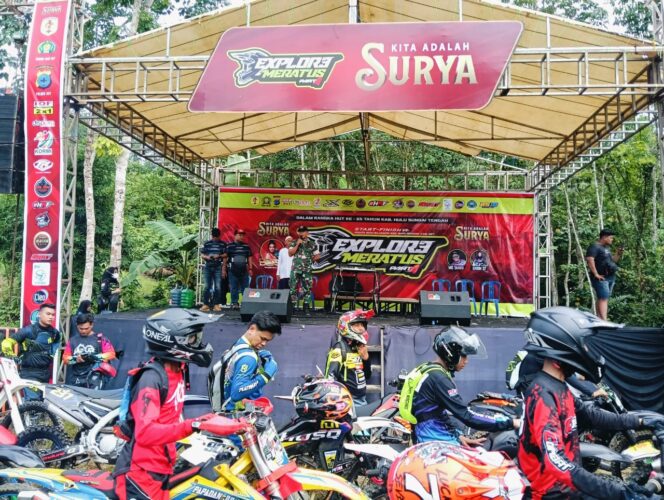 
Dandim 1002/HST Apresiasi Event Adventure Trail Explore Meratus 4 Meriahkan HUT Kab.Hulu Sungai Tengah