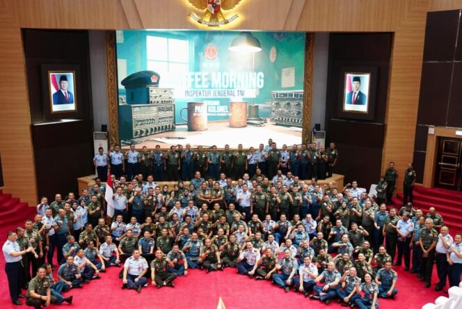 
					Irjen TNI Gelar Coffee Morning Bersama Para Kolonel Jajaran Mabes TNI