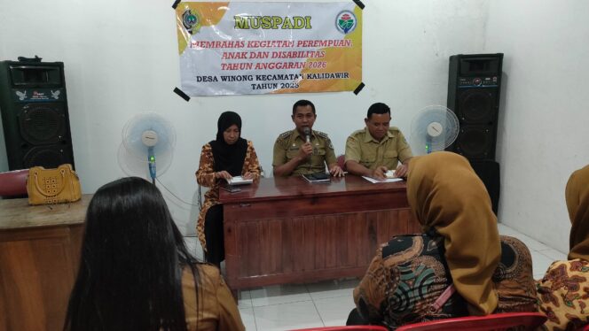 
					Muspadi Desa Winong Kecamatan Kalidawir Bahas Perempuan dan Anak Disabilitas