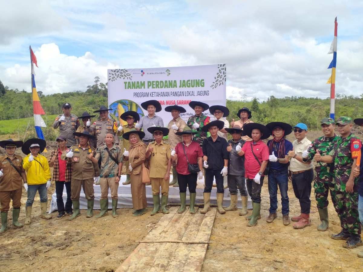 Ketahanan Pangan Nasional, Satgas Yonzipur 5/ABW Tanam Jagung Perdana Jagung Perdana