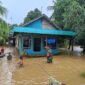 Kodim 1009/Tanah Laut Tinjau Desa Terdampak Banjir Akibat Hujan Lebat