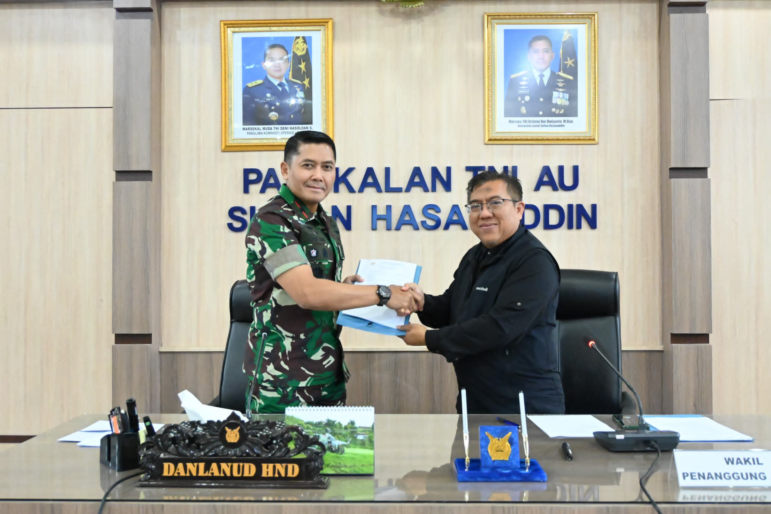 Danlanud Sultan Hasanuddin Ikuti Exit Meeting Bersama BPK RI