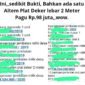 Banggai, Sabtu 15 Maret 2025 – Kasus dugaan tindak pidana korupsi yang menyeret Kepala Desa (Kades) Nipa Kalemoa, Kecamatan Bualemo, Kabupaten Banggai, semakin menarik perhatian publik. Berdasarkan laporan media patrolihukum.net, Kades Nipa Kalemoa diduga melakukan penyimpangan dalam pengadaan alat bantu tanam jagung yang bersumber dari Alokasi Dana Desa (ADD) tahun anggaran 2023.