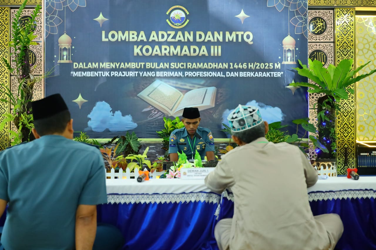 Prajurit Disminpers dan Diskes Koarmada III Sabet Gelar Juara Lomba MTQ Tingkat Mako Koarmada III