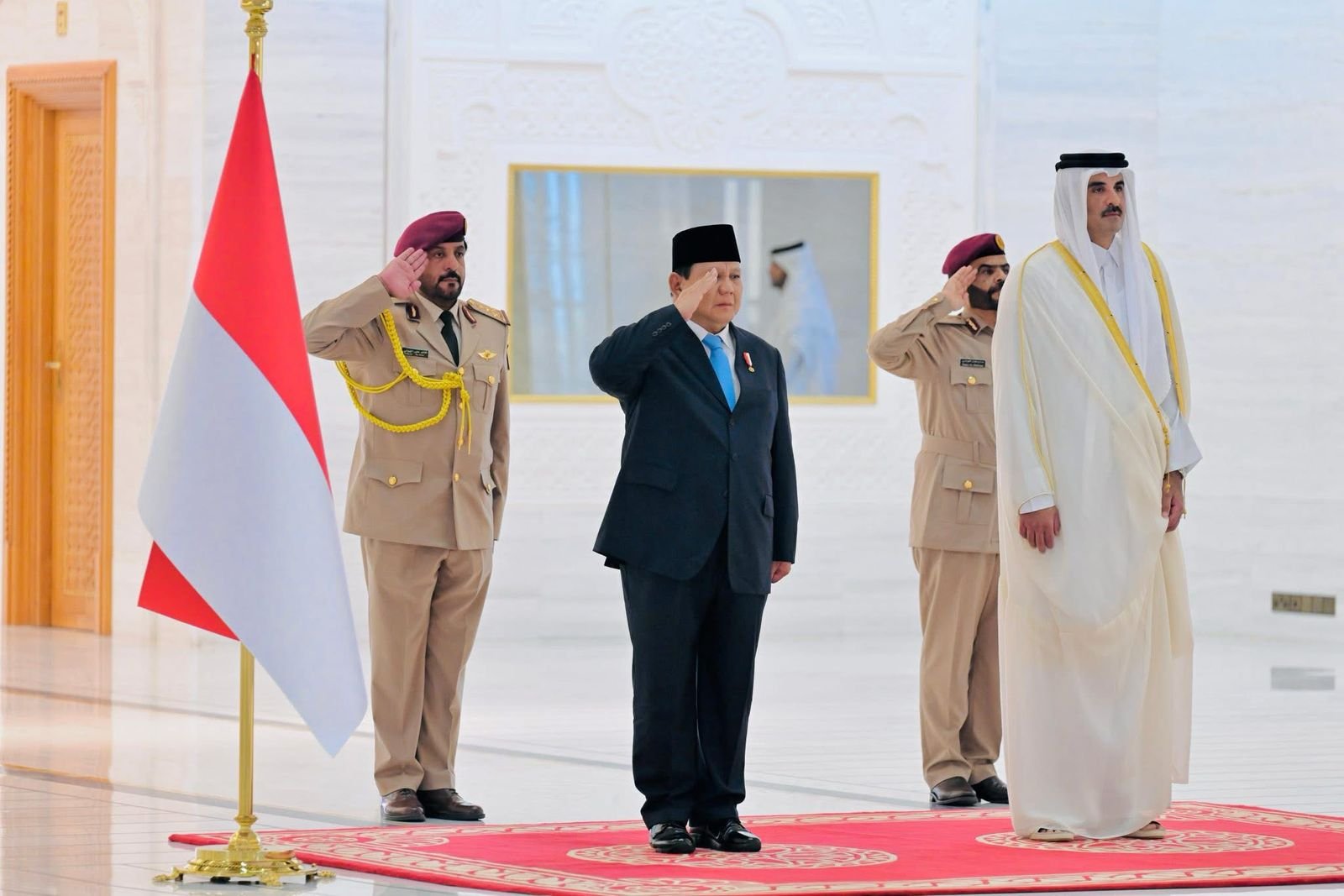 Presiden Prabowo Disambut Raja Abdullah II dengan Kehangatan Persaudaraan