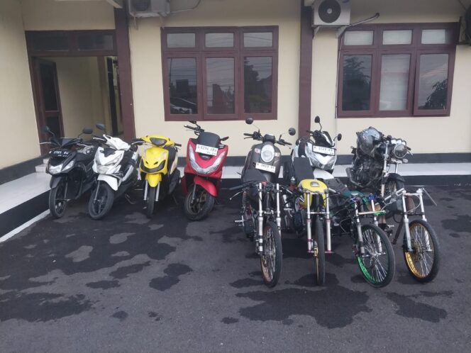 
Polres Blora Tindak Tegas Balap Liar, 27 Pelaku Diamankan