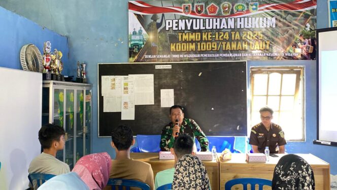 
					Warga Gunung Melati Antusias Ikuti Penyuluhan Hukum TMMD 124 Kodim Tanah Laut