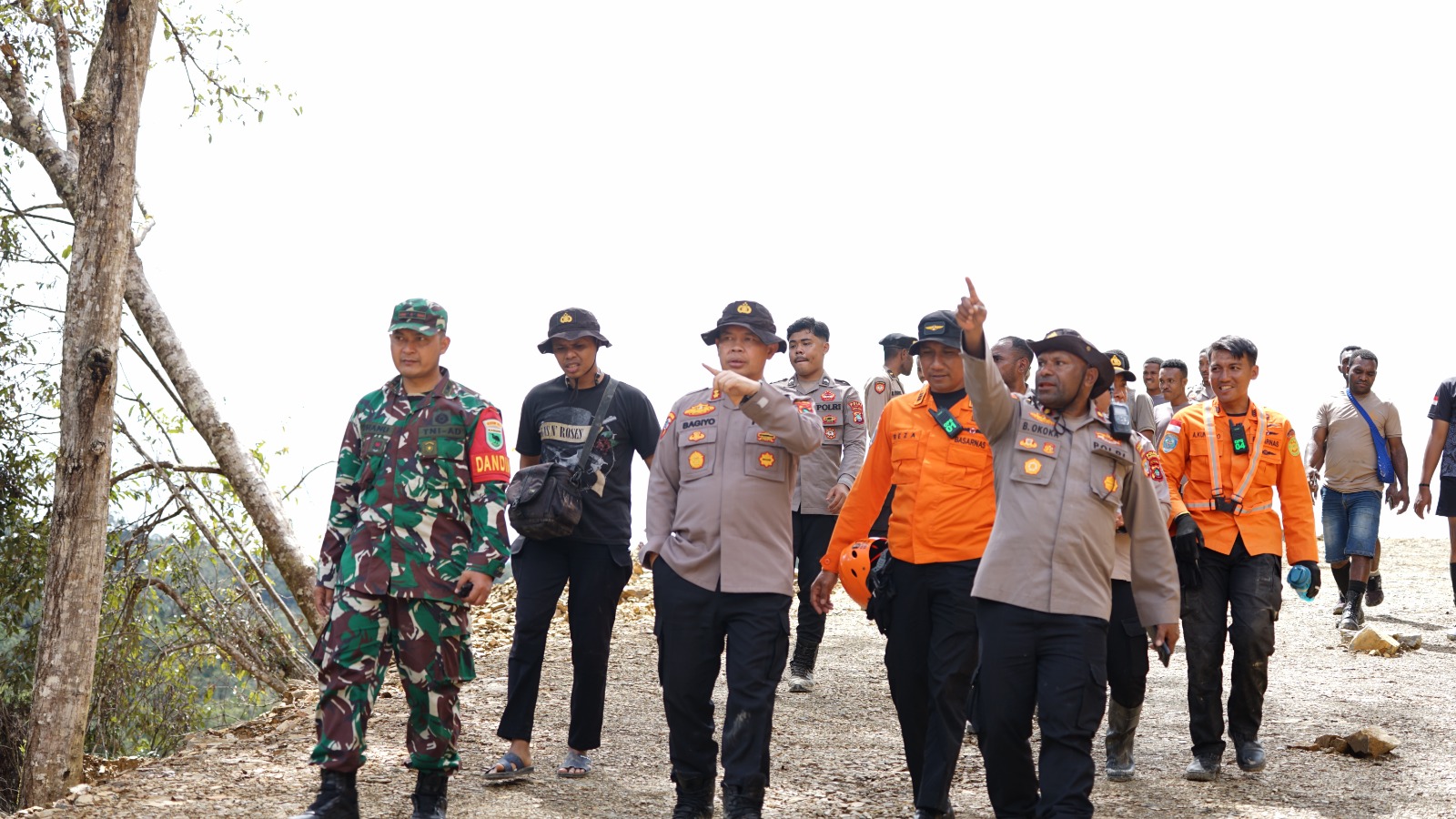 Hari Ke-5 Banjir Bandang Arfak: Karo Ops Polda Papua Barat Tinjau Langsung Lokasi Bencana