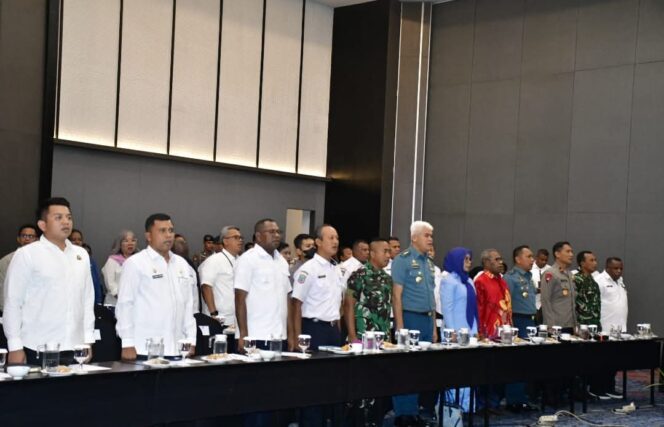 
					Asops Lantamal XIV Hadiri Kunjungan Kerja Reses Komisi VII DPR RI di Papua Barat Daya