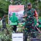 Menyatu Dengan Alam, Satgas TMMD Tanam Pohon di Kampung Pigapu