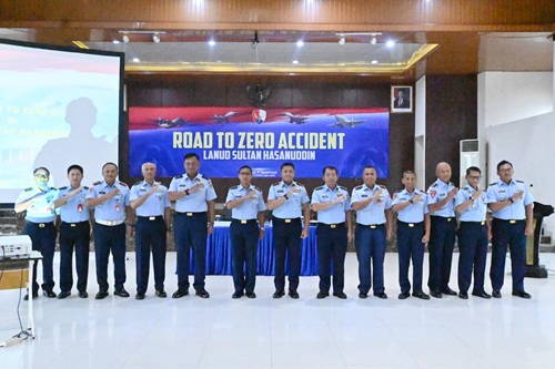 Tingkatkan Keselamatan Terbang dan Kerja, Puslaiklambangjaau Gelar Ceramah RTZA Di Lanud Sultan Hasanuddin