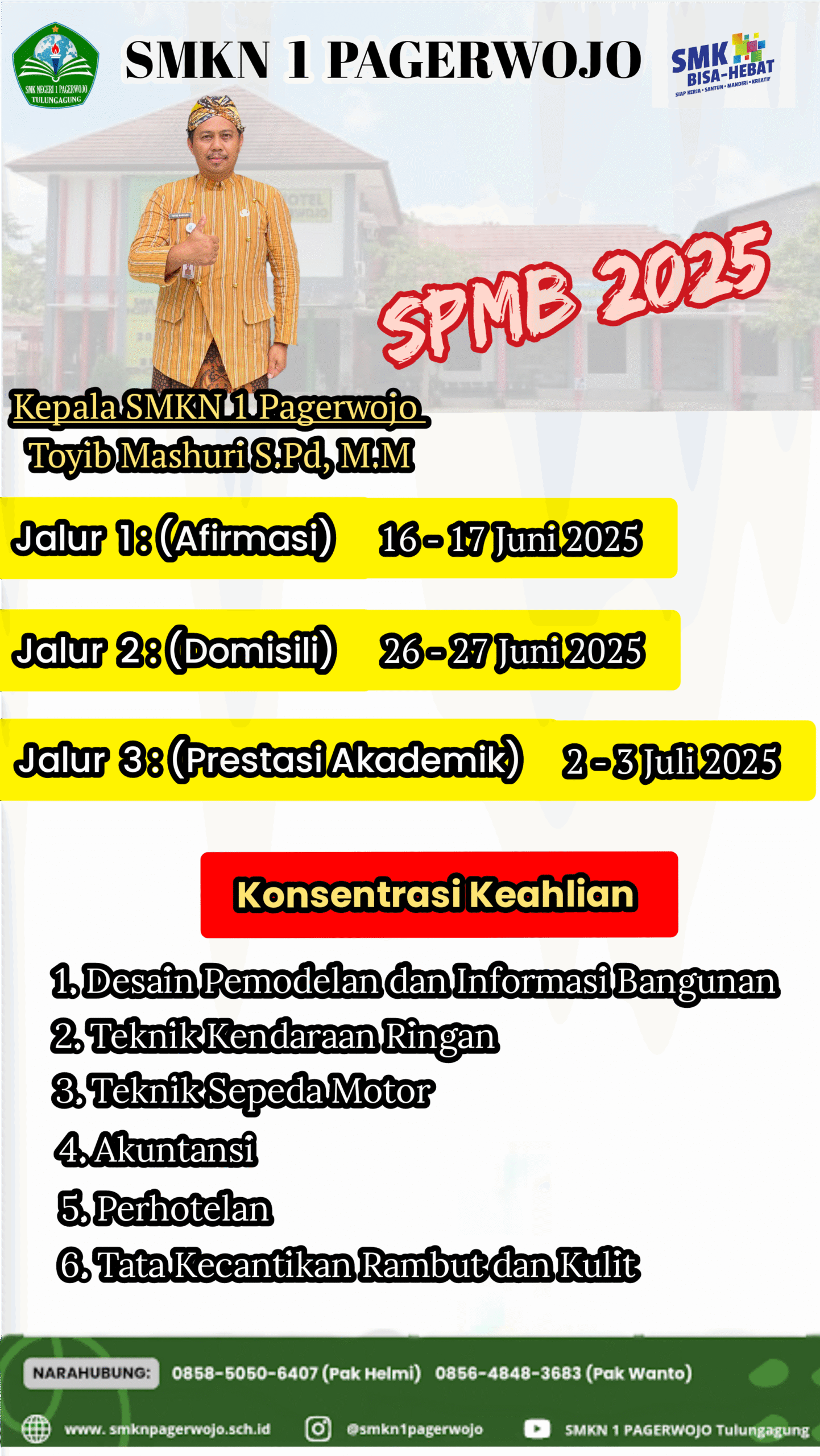 SPMB SMKN 1 PAGERWOJO 2025