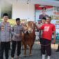 Polres Probolinggo Kota Bagikan 35 Hewan Kurban Idul Adha 1446 H