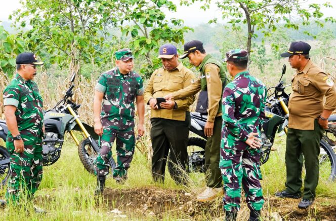 
Dandim Bojonegoro Survei Lokasi Rencana Pembentukan Yon TP di Temayang