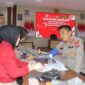 Polres Probolinggo Gelar Donor Darah Ajak Wartawan dan Mitra