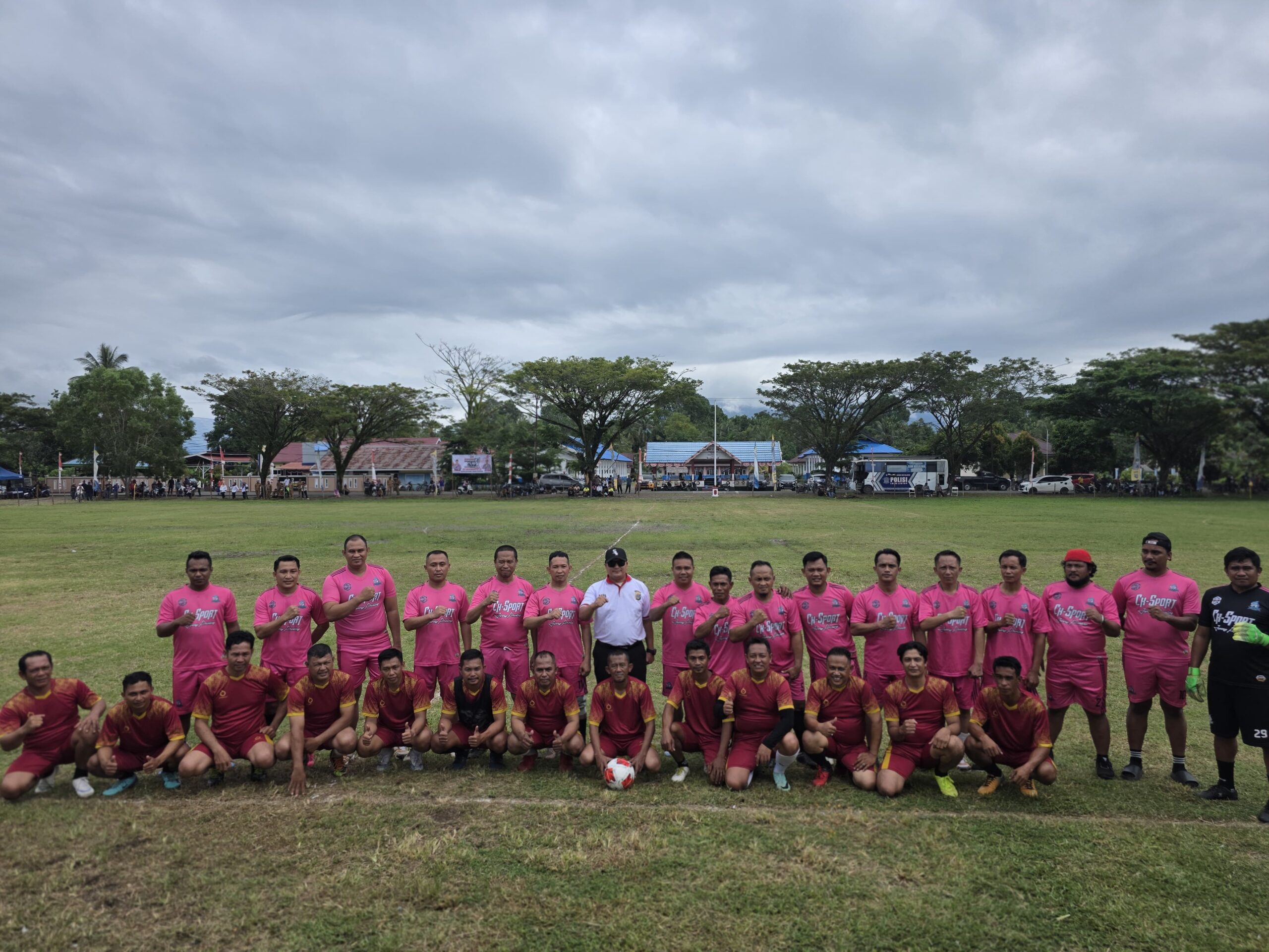 Acara Pembukaan Turnamen Kapolres Cup, Dipimpin Langsung AKBP Reza Khomeini, S.I.K, Guna Meriahkan HUT Bhayangkara Ke- 79.