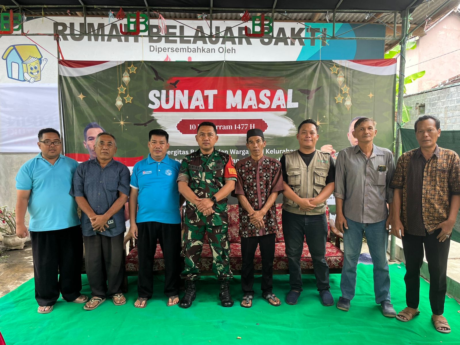 Koramil Wonoasih Fasilitasi Sunatan Massal Gratis untuk Warga Kurang Mampu
