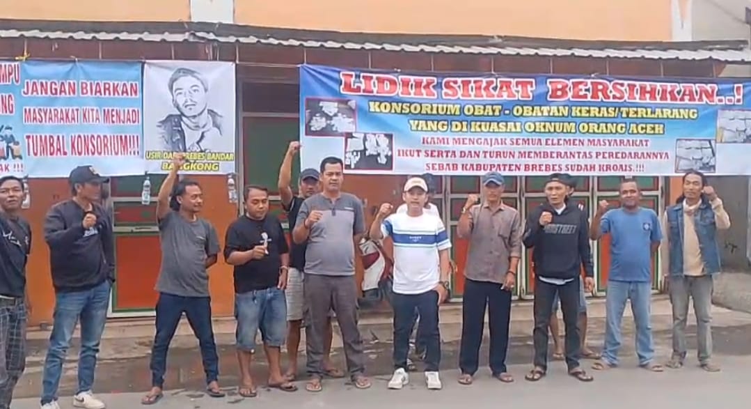 Maraknya Perdagangan Obat-obatan Type G di Brebes, Gerakan Aliansi Masyarakat tuntut APH tindak Tegas