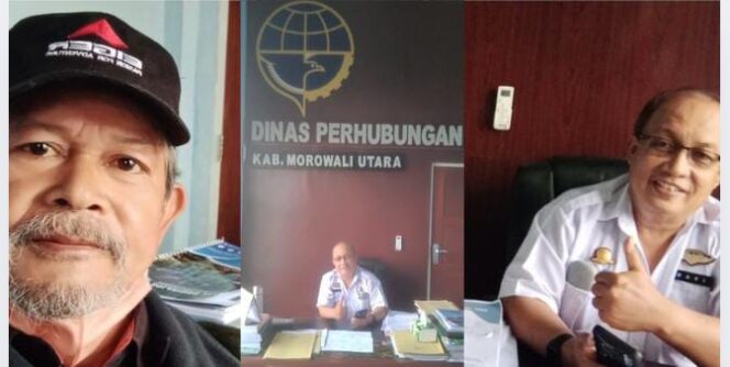 
					Kabiro Morut Media Patrolihukum.net Apri Kelo Apresiasi Pelayanan Publik, Kadis Perhubungan Morut, Drs. Ivan Rizal Mareoli.