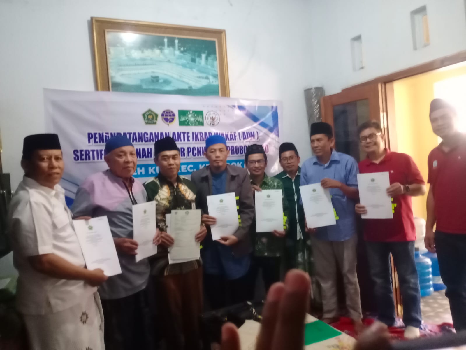Ketua PCNU Kota probolinggo Datangi Rumah H Asnawi, Perihal Tanah Waqaf