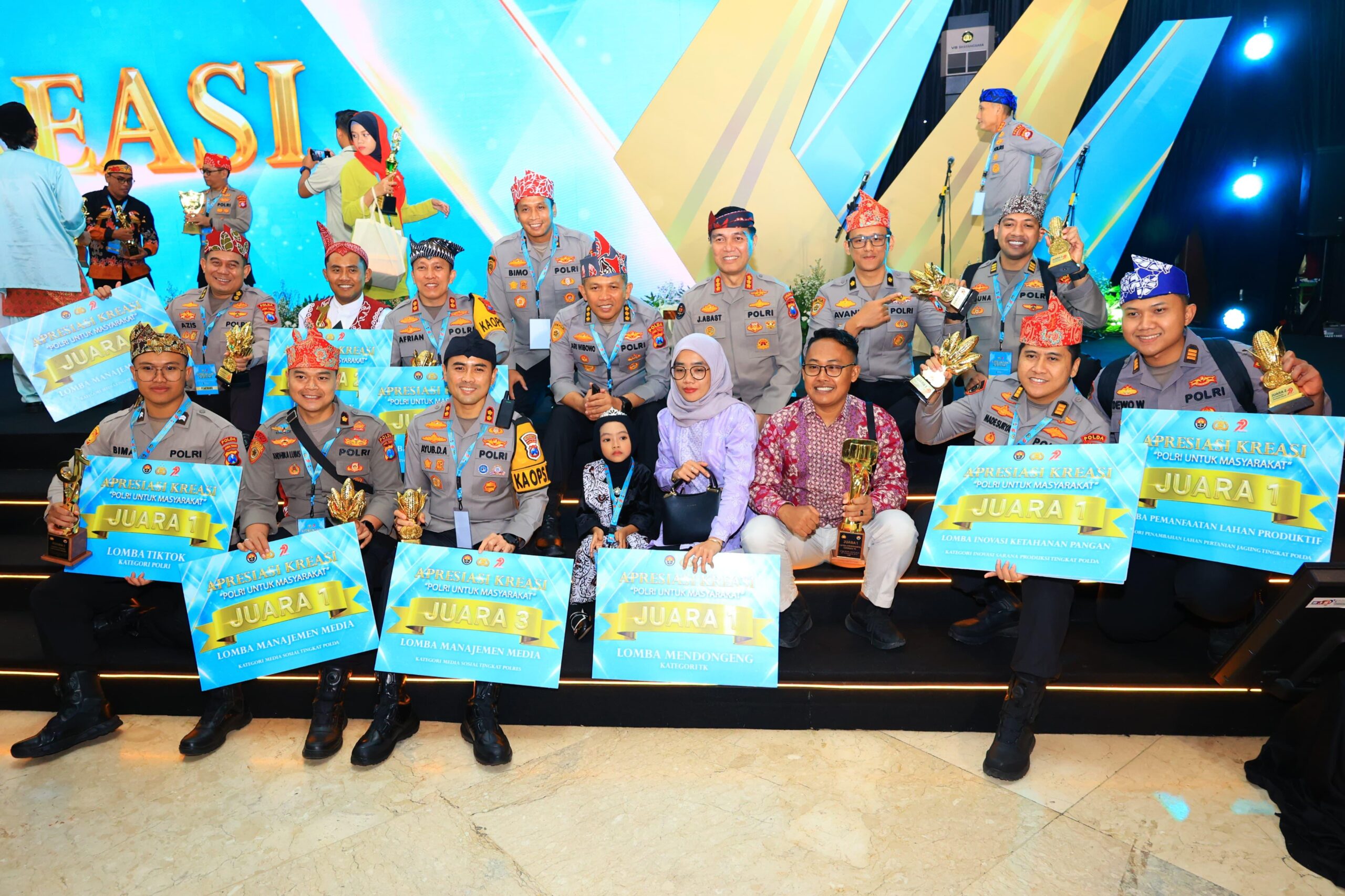 Borong Juara! Polda Jatim Bersinar di Awarding Day Apresiasi Kreasi Polri*