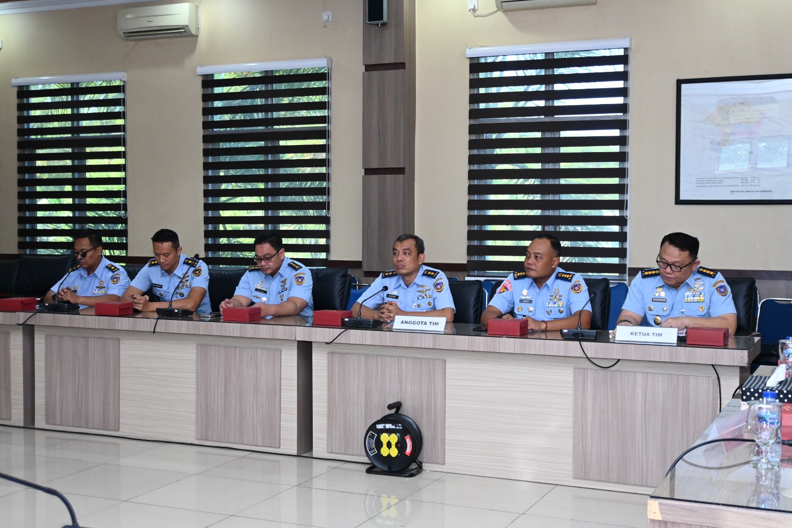 Tim Audit Kinerja Itkoopsudnas Gelar Entry Briefing Di Lanud Sultan Hasanuddin