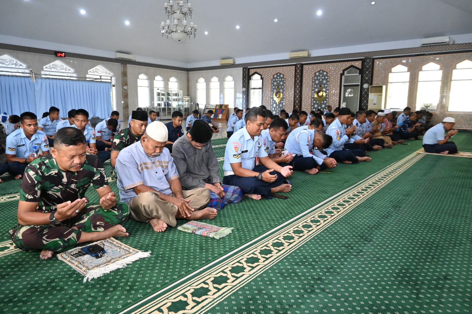 Jelang Peringatan Ke-78 Hari Bakti TNI Angkatan Udara, Lanud Sultan Hasanuddin Gelar Doa Bersama