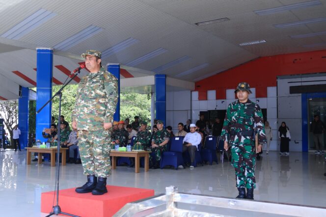 
Kadispotdirga Lanud Sultan Hasanuddin Hadiri Pembukaan TMMD ke-125 di Kabupaten Maros