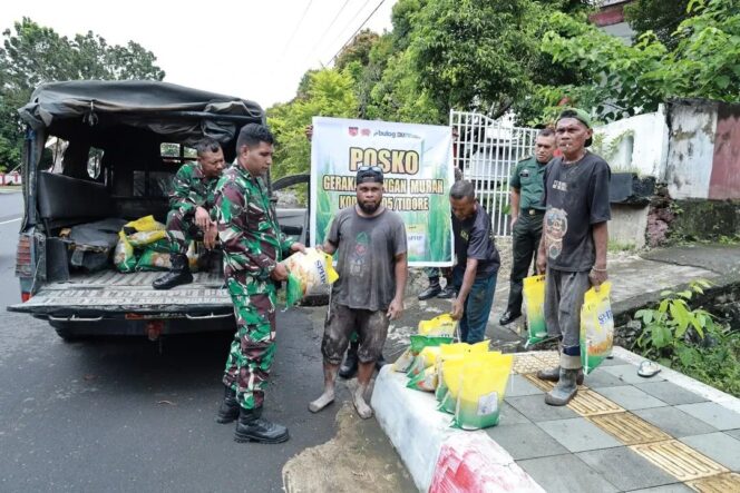 
					Stabilkan Harga Pangan, Kodim 1505/Tidore Salurkan Beras Murah untuk Masyarakat