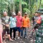 Babinsa dan BPBD Pugaan Gelar Sosialisasi Cegah Karhutla Desa Binaan