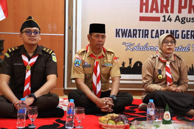 
					Kasdim Mayor Herawady Karnawan Tegaskan Pramuka Pilar Indonesia Emas 2045