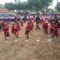 Anak TK Tampilkan Tari 7 Kebiasaan Hebat di HUT RI ke-80 di Kuripan Probolinggo