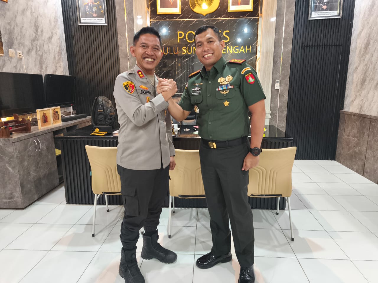 Jaga Kondusifitas Daerah, Dandim 1002/HST dan Kapolres HST Tingkatkan Sinergi