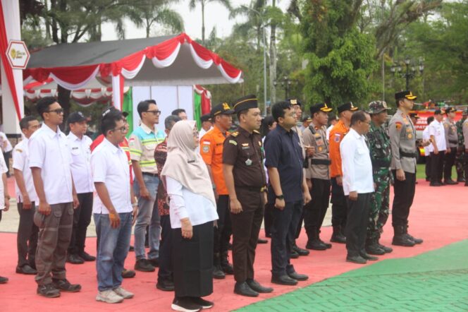 Pasi Intel Kodim 1008 Tabalong Hadiri Apel Kesiapsiagaan Karhutla