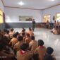 Koramil Sumber Tanamkan Nilai Pancasila Lewat Wasbang dan Latihan PBB