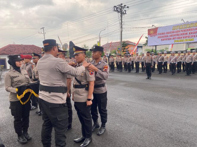 Kapolres Blora Pimpin Sertijab Lima Pejabat, Rotasi Guna Penyegaran Organisasi