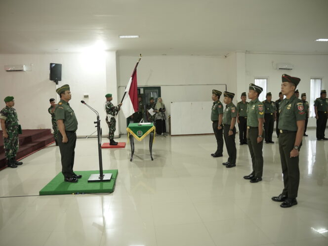 
Kepala Staf Kodim 0906/Kkr Pimpin Korps Raport Masuk Dan Pindah Satuan